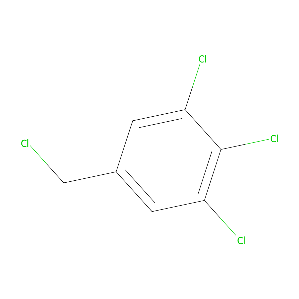 1,2,3-Trichloro-5-(chloromethyl)benzene molecular structure, CAS 79185-27-6