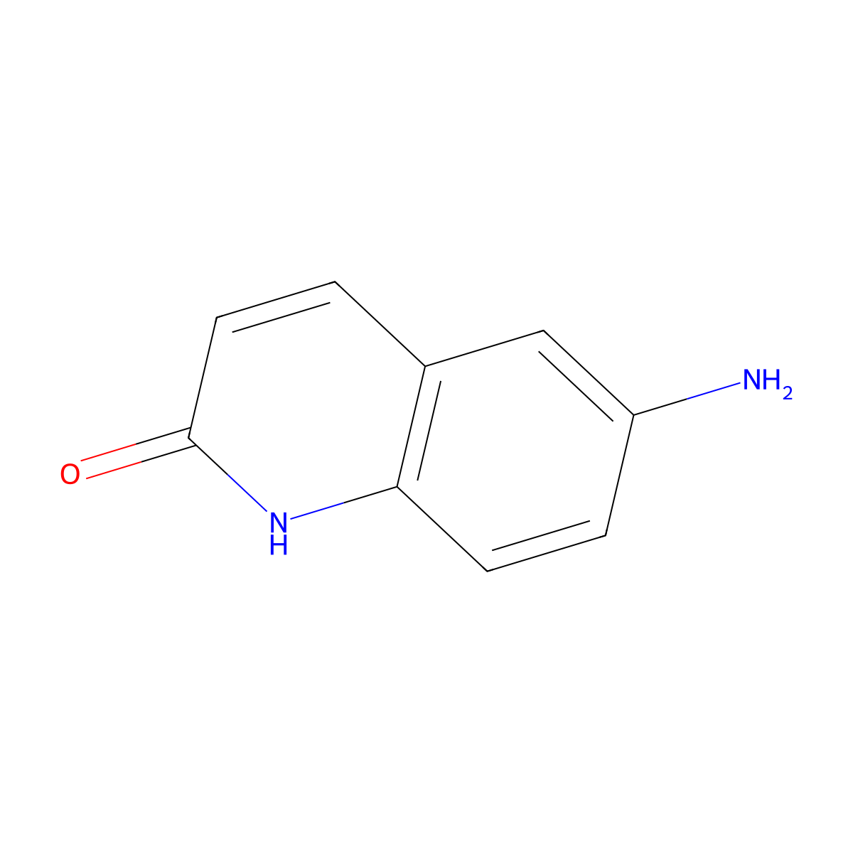 6-Aminoquinolin-2-ol molecular structure, CAS 79207-68-4
