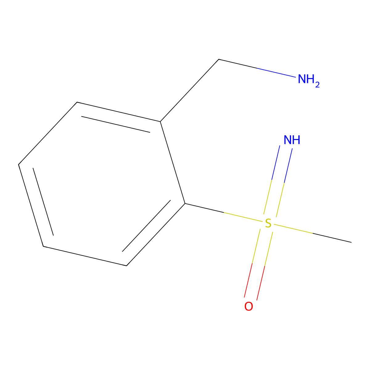[2-(Aminomethyl)phenyl](imino)methyl-lambda6-sulfanone molecular structure, CAS 792126-07-9