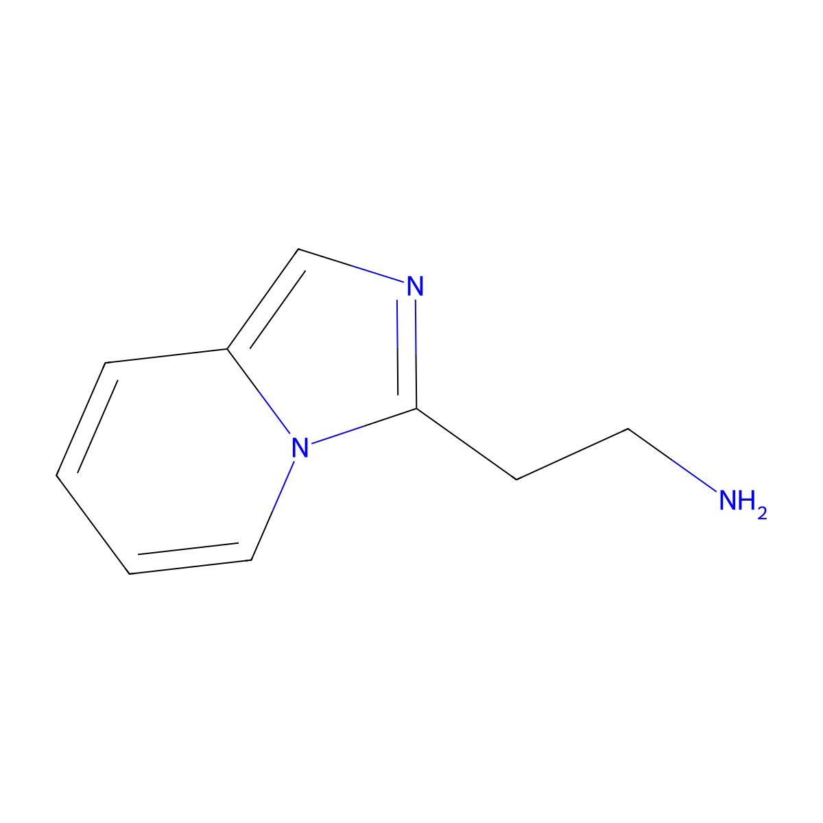 2-{Imidazo[1,5-a]pyridin-3-yl}ethan-1-amine molecular structure, CAS 792128-14-4