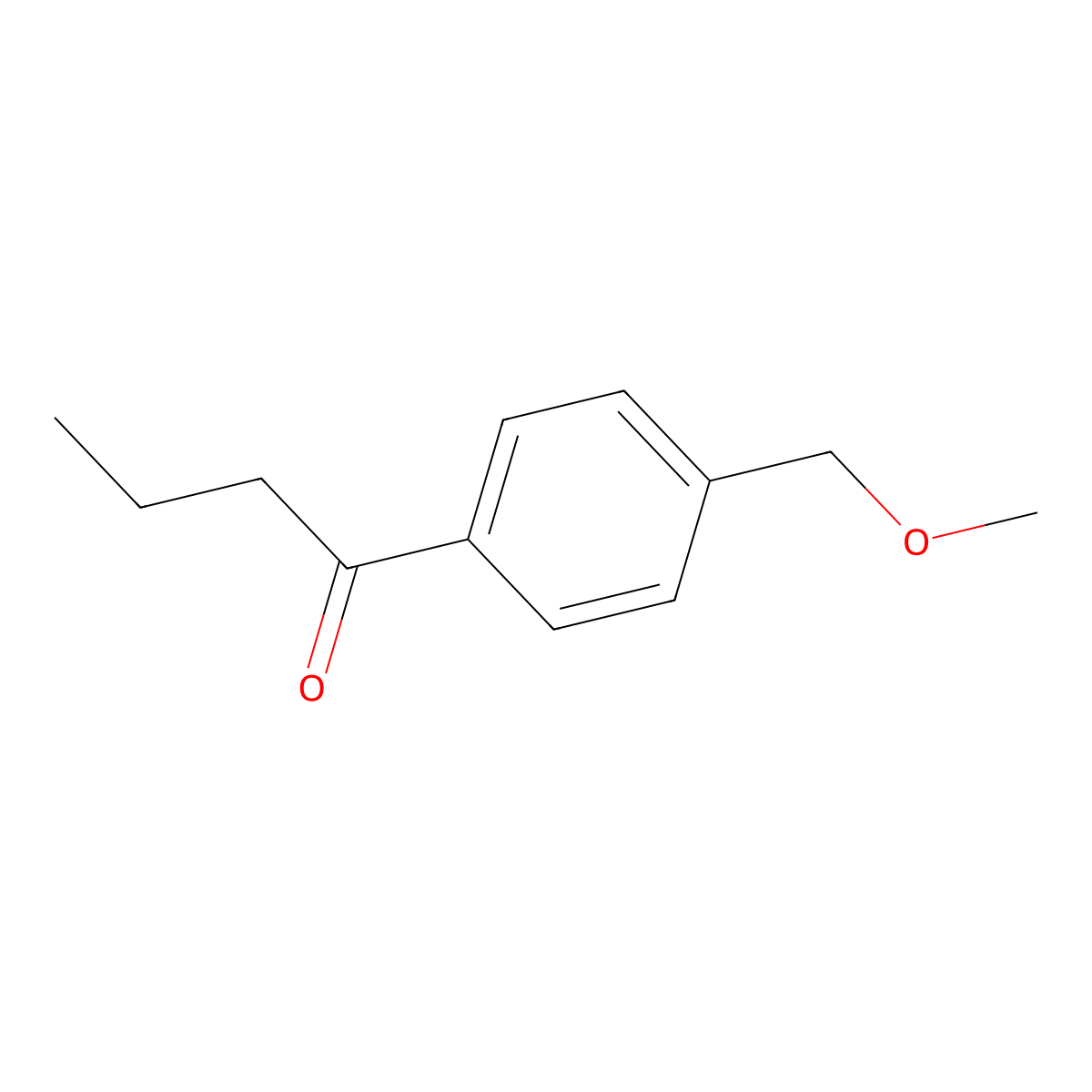 4'-(Methoxymethyl)butyrophenone molecular structure, CAS 792154-29-1