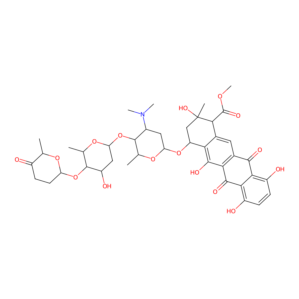 1-Hydroxyauramycin A molecular structure, CAS 79217-17-7