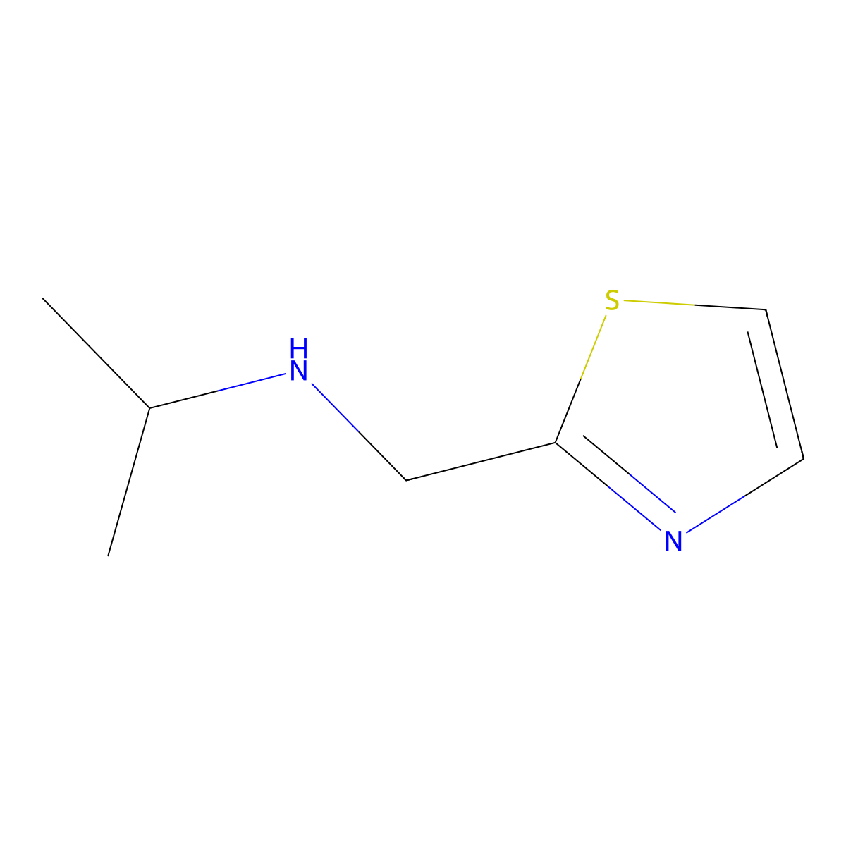 N-(Thiazol-2-ylmethyl)propan-2-amine molecular structure, CAS 792185-36-5