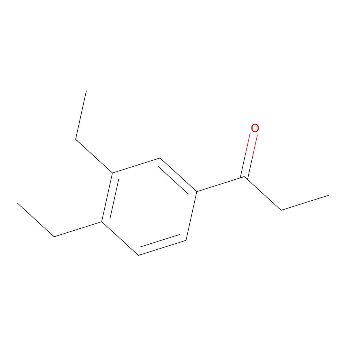 1-(3,4-Diethylphenyl)propan-1-one molecular structure, CAS 79219-17-3