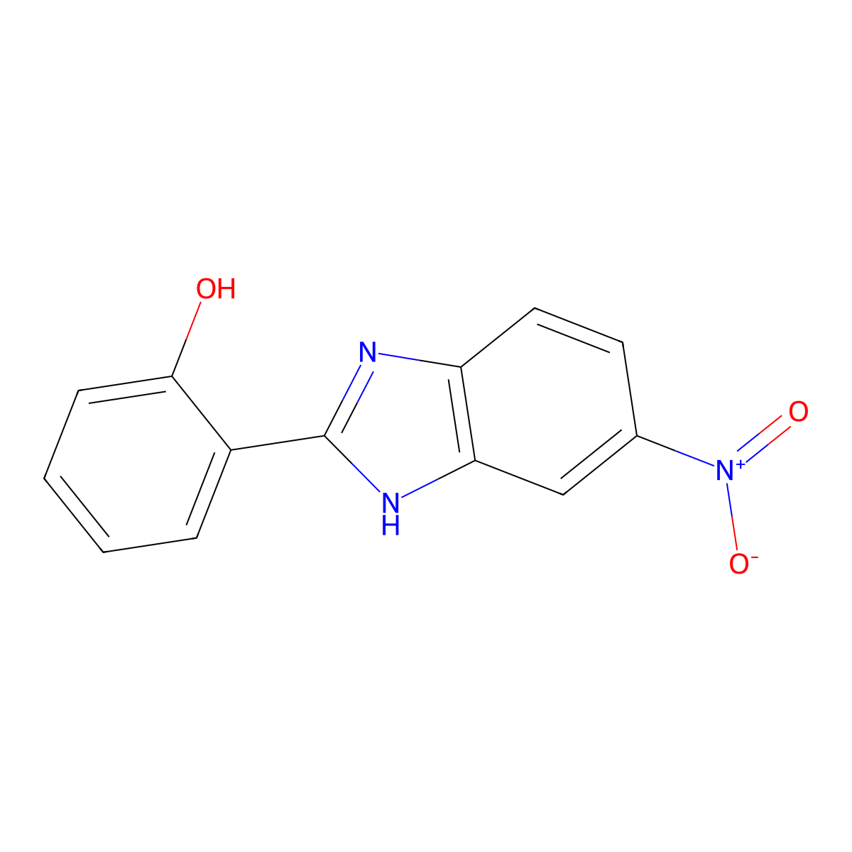 6-(5-Nitro-1,3-dihydro-2H-benzimidazol-2-ylidene)cyclohexa-2,4-dien-1-one molecular structure, CAS 79230-16-3