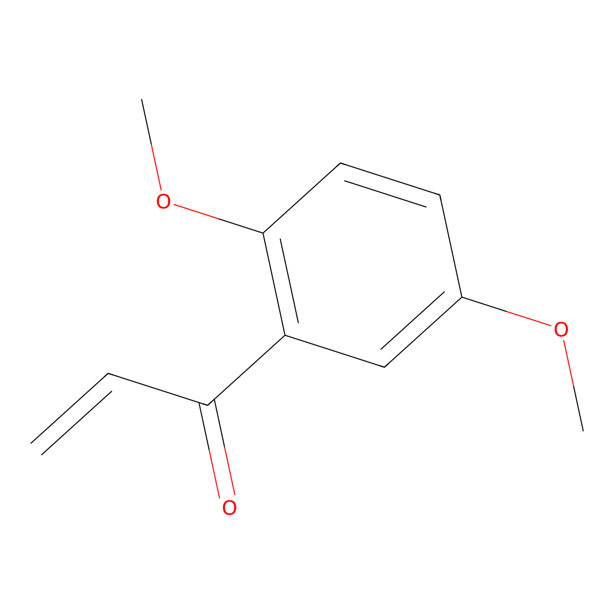 2,5-Dimethoxyphenyl vinyl ketone molecular structure, CAS 79238-14-5