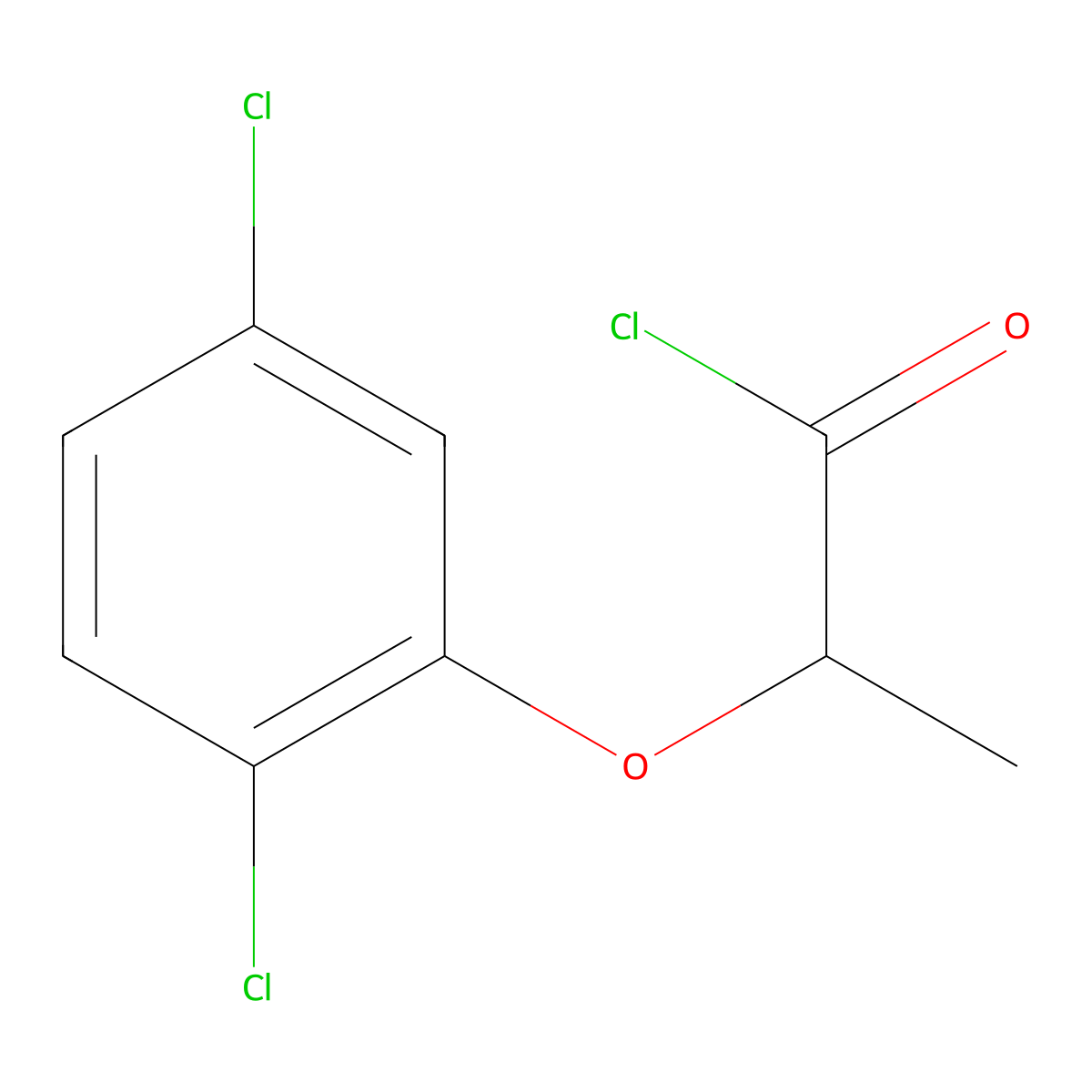 2-(2,5-Dichlorophenoxy)propanoyl chloride molecular structure, CAS 79239-50-2