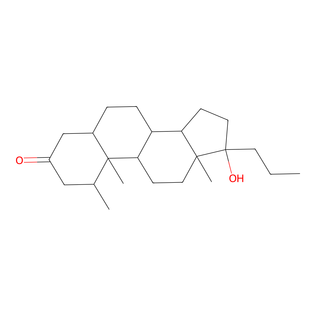 Rosterolone molecular structure, CAS 79243-67-7