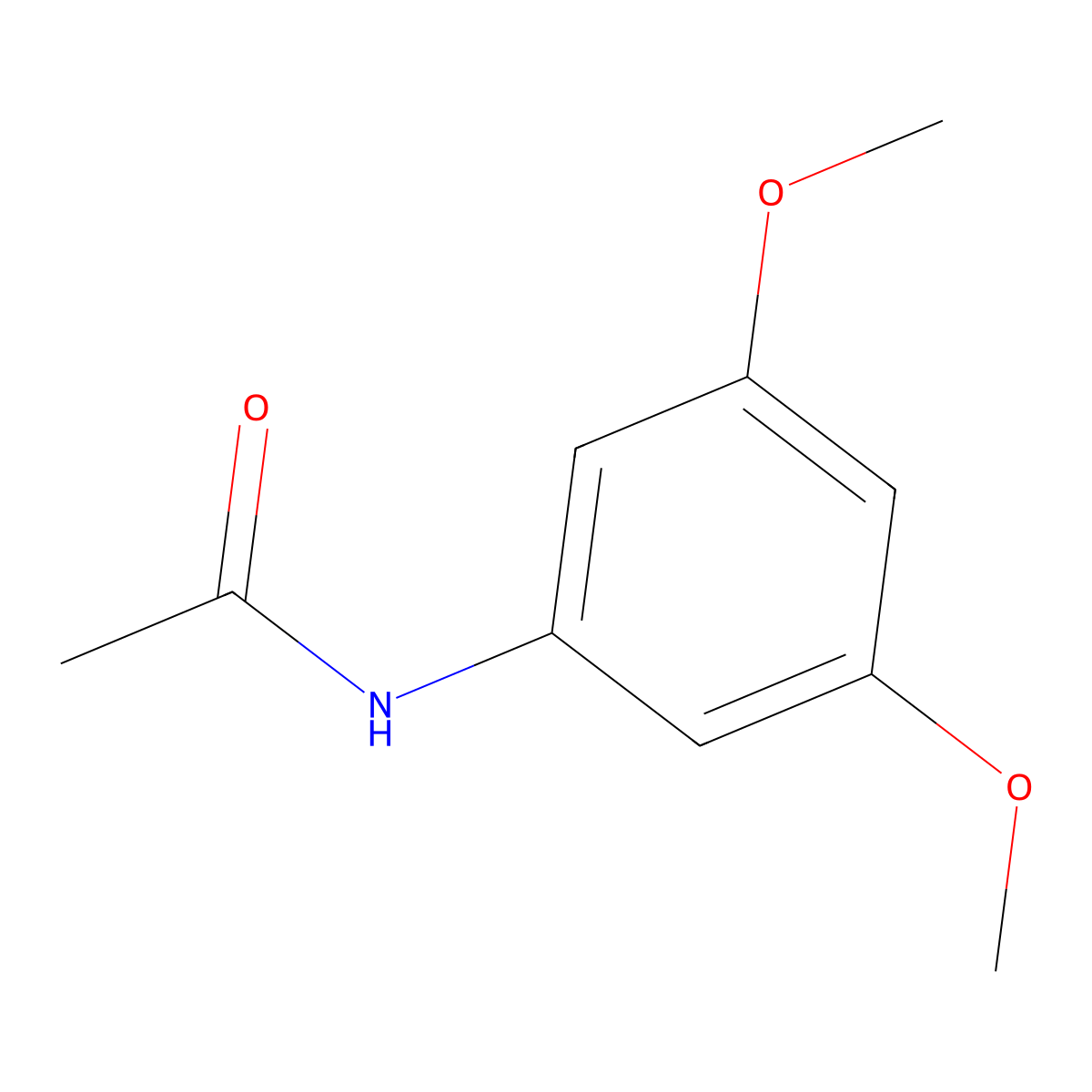 N-(3,5-dimethoxyphenyl)acetamide molecular structure, CAS 79257-61-7