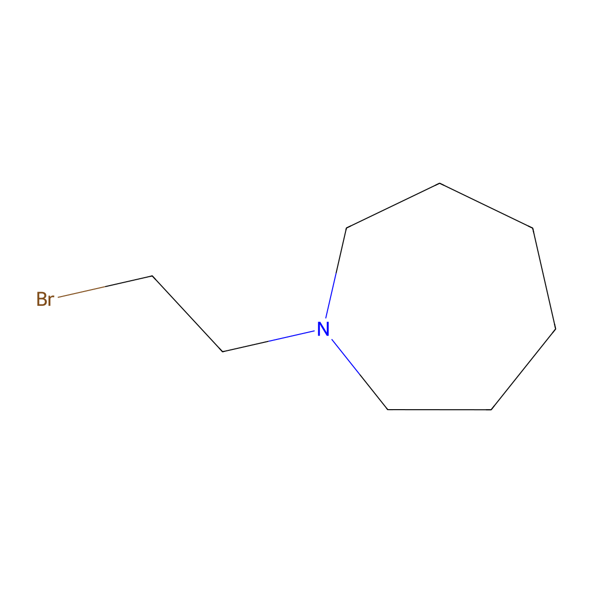 1-(2-Bromoethyl)azepane molecular structure, CAS 792862-79-4