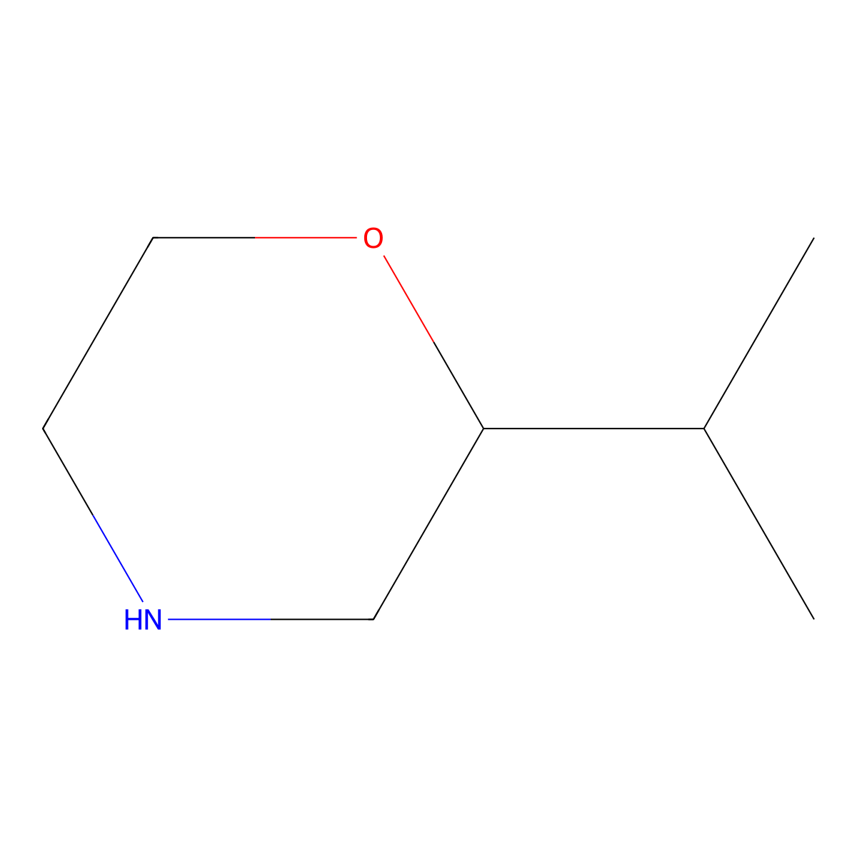 (R)-2-isopropylmorpholine molecular structure, CAS 792886-64-7