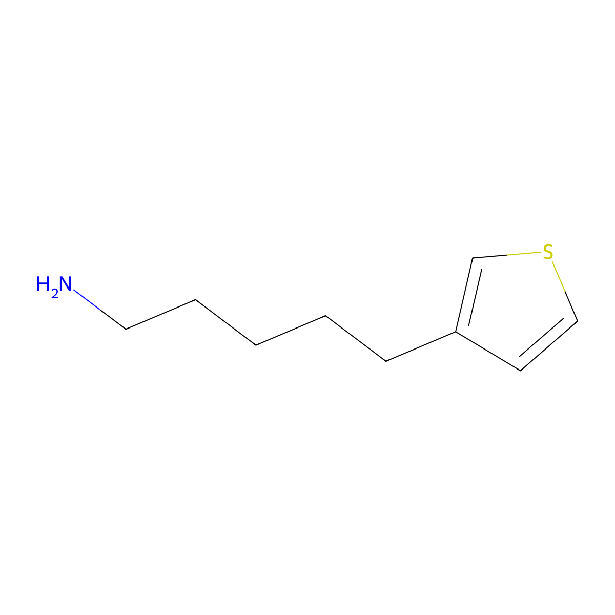 5-(Thiophen-3-yl)pentan-1-amine molecular structure, CAS 792904-73-5