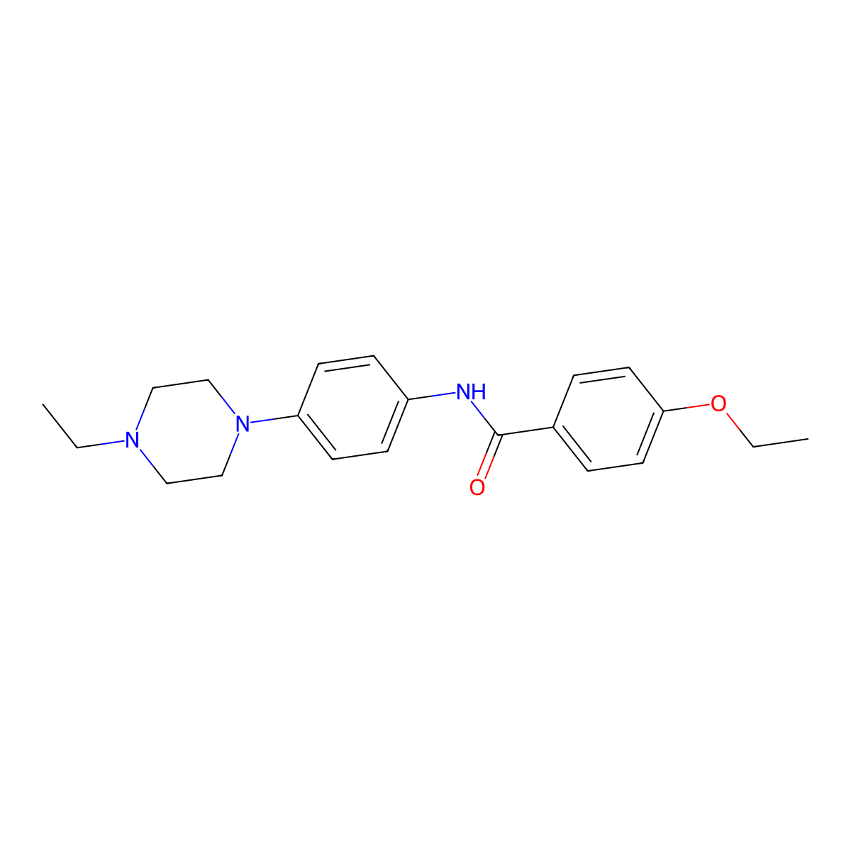 4-ethoxy-N-[4-(4-ethylpiperazin-1-yl)phenyl]benzamide molecular structure, CAS 792939-89-0
