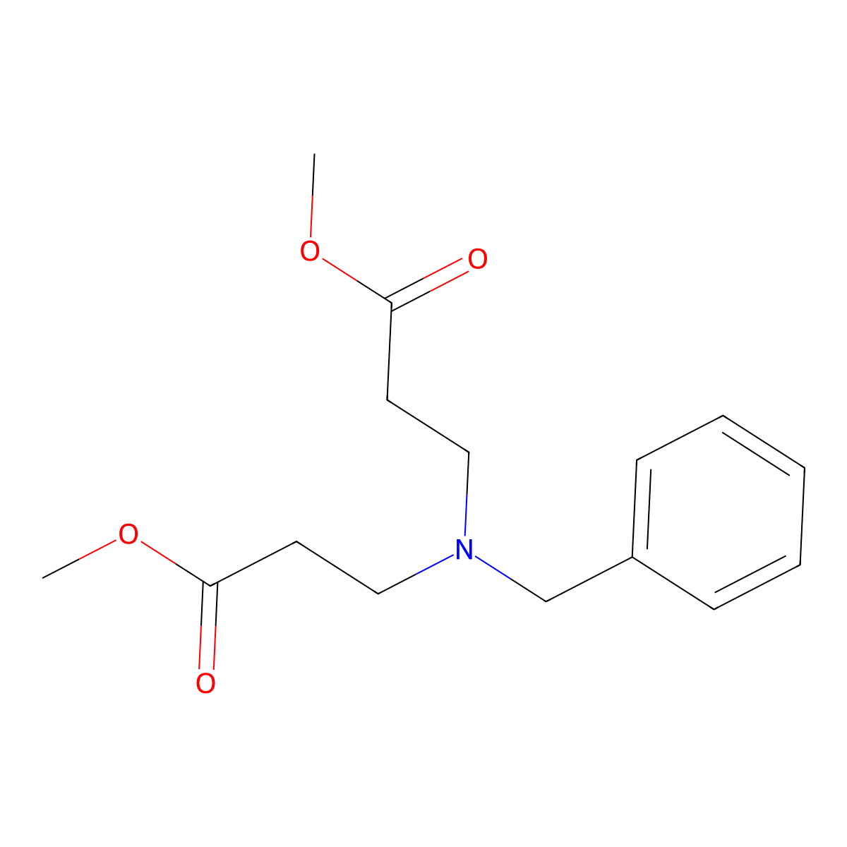 3-[Benzyl-(2-Methoxycarbonyl-Ethyl)-Amino]-Propionic Acid Methyl Ester molecular structure, CAS 793-19-1