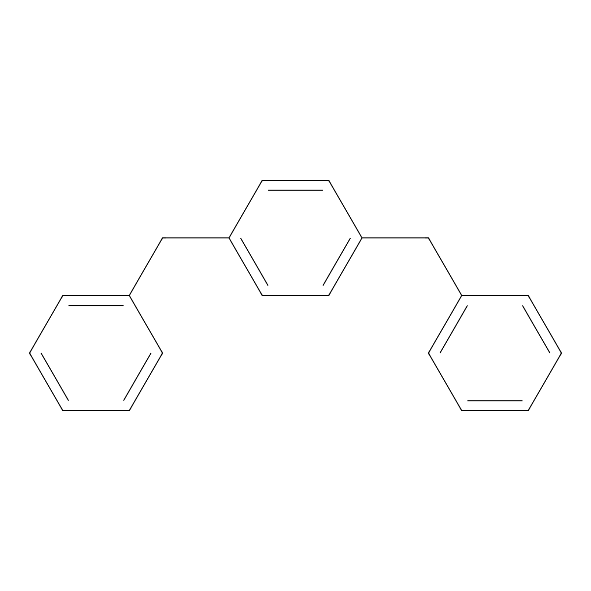 1,4-Dibenzylbenzene molecular structure, CAS 793-23-7