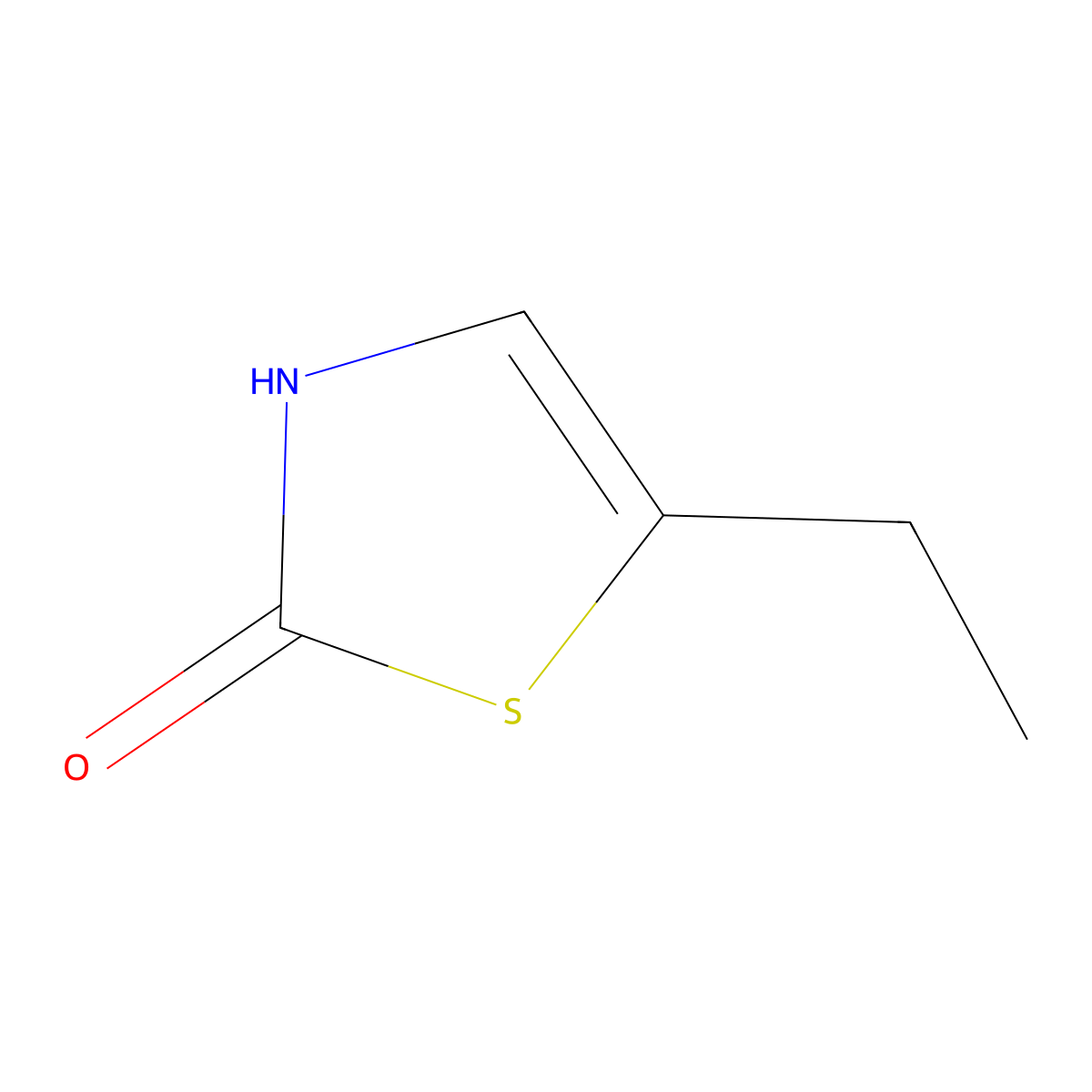 2(3H)-Thiazolone, 5-ethyl- molecular structure, CAS 79307-67-8