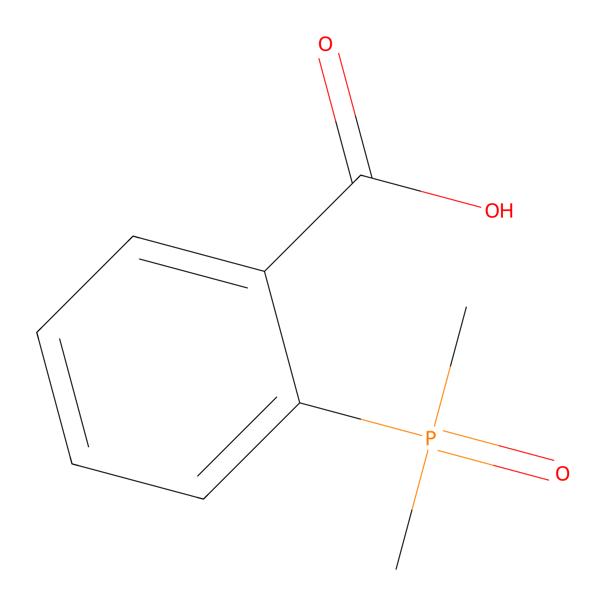 2-(Dimethylphosphoryl)benzoic acid molecular structure, CAS 79317-57-0