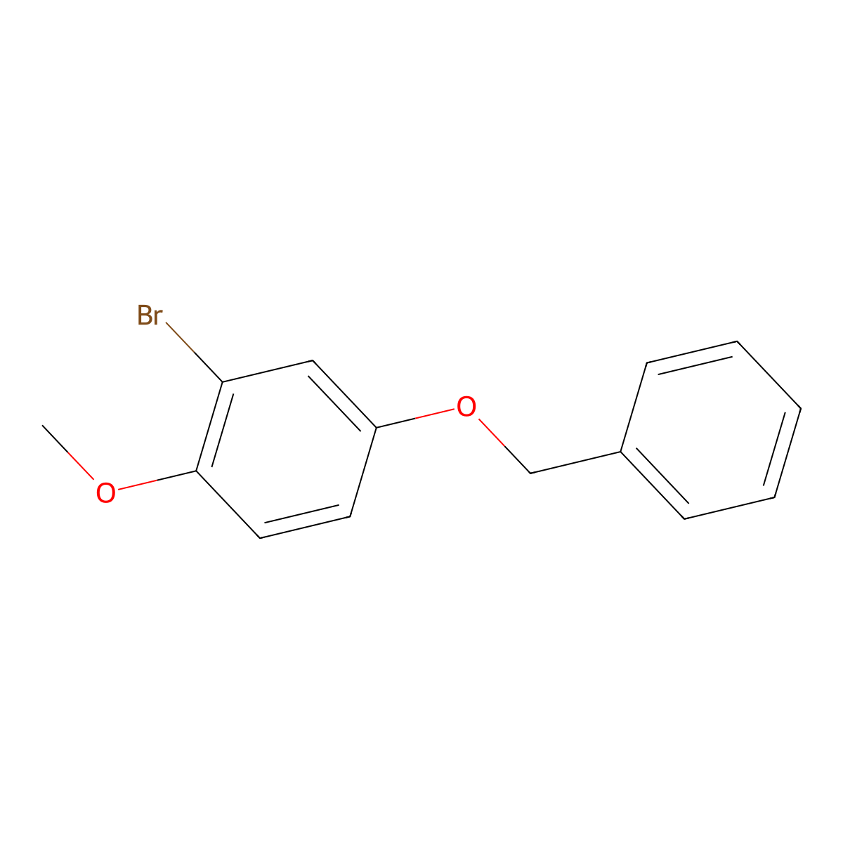 4-(Benzyloxy)-2-bromoanisole molecular structure, CAS 79352-65-1