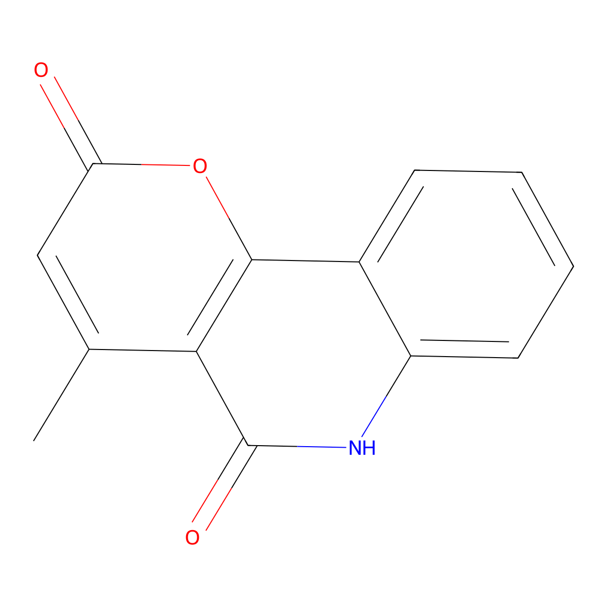 4-methyl-2H-pyrano[3,2-c]quinoline-2,5(6H)-dione molecular structure, CAS 79359-44-7