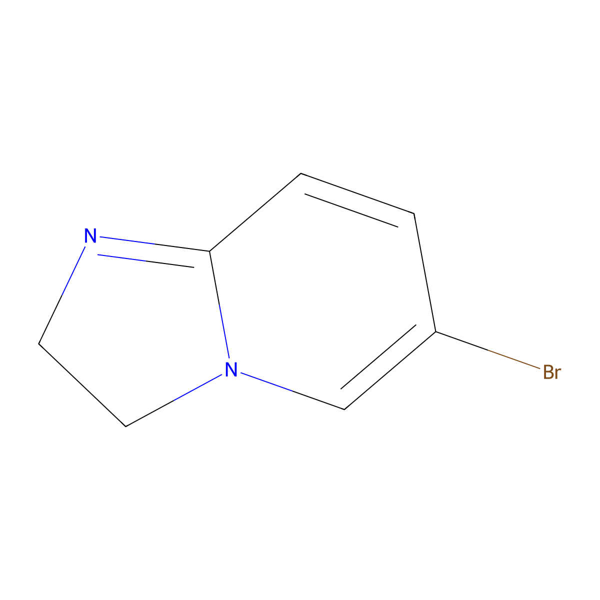 6-Bromo-2,3-dihydroimidazo[1,2-a]pyridine molecular structure, CAS 793628-63-4