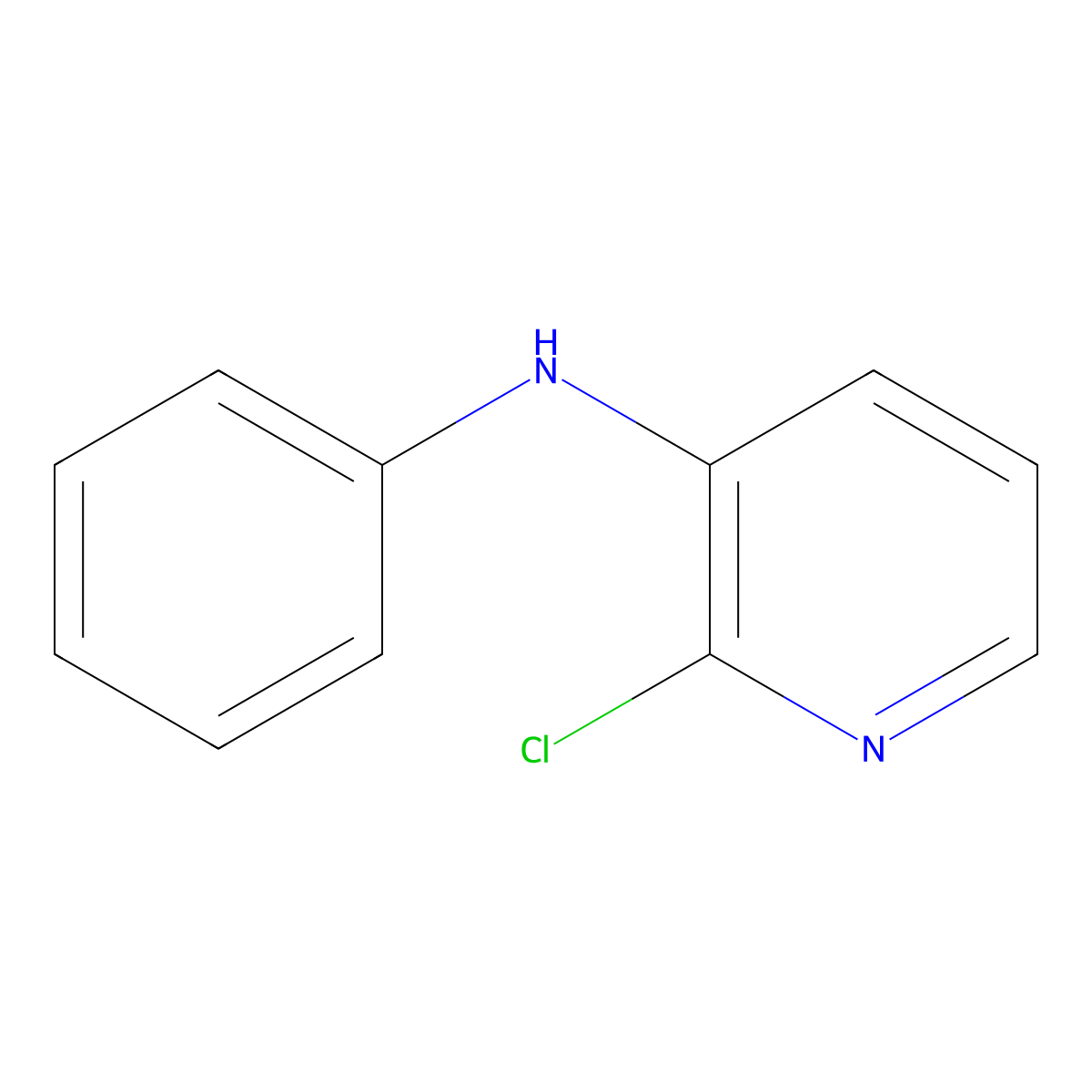 3-Pyridinamine, 2-chloro-N-phenyl- molecular structure, CAS 793675-14-6
