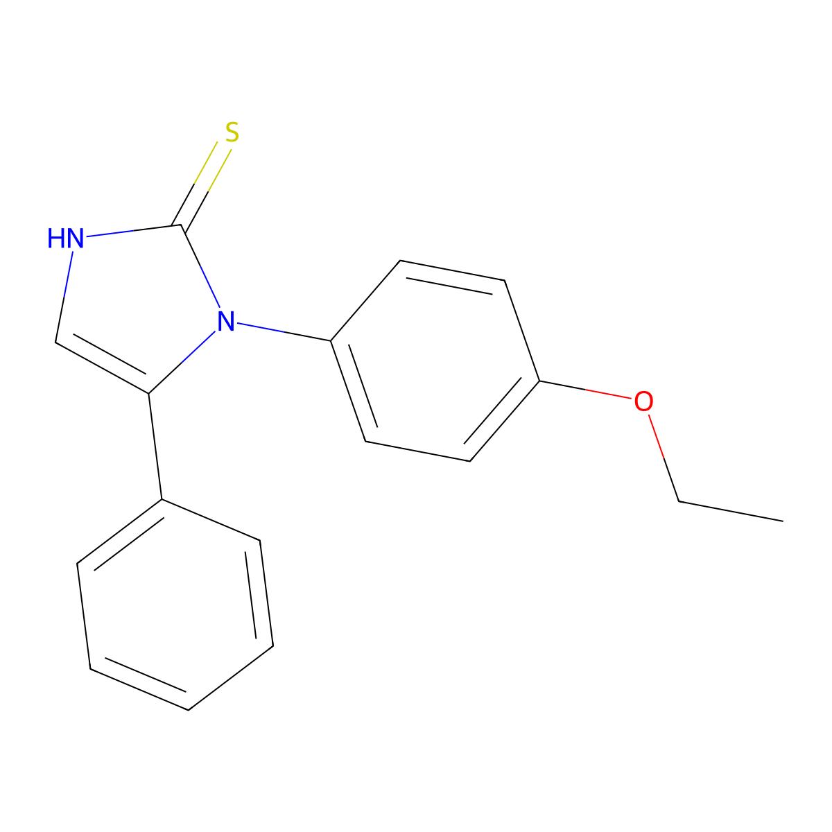 1-(4-ethoxyphenyl)-5-phenyl-1H-imidazole-2-thiol molecular structure, CAS 793678-92-9