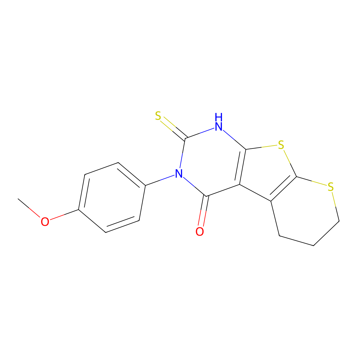 4-(4-Methoxyphenyl)-5-sulfanyl-8,10-dithia-4,6-diazatricyclo[7.4.0.0,2,7]trideca-1(9),2(7),5-trien-3-one molecular structure, CAS 793716-05-9