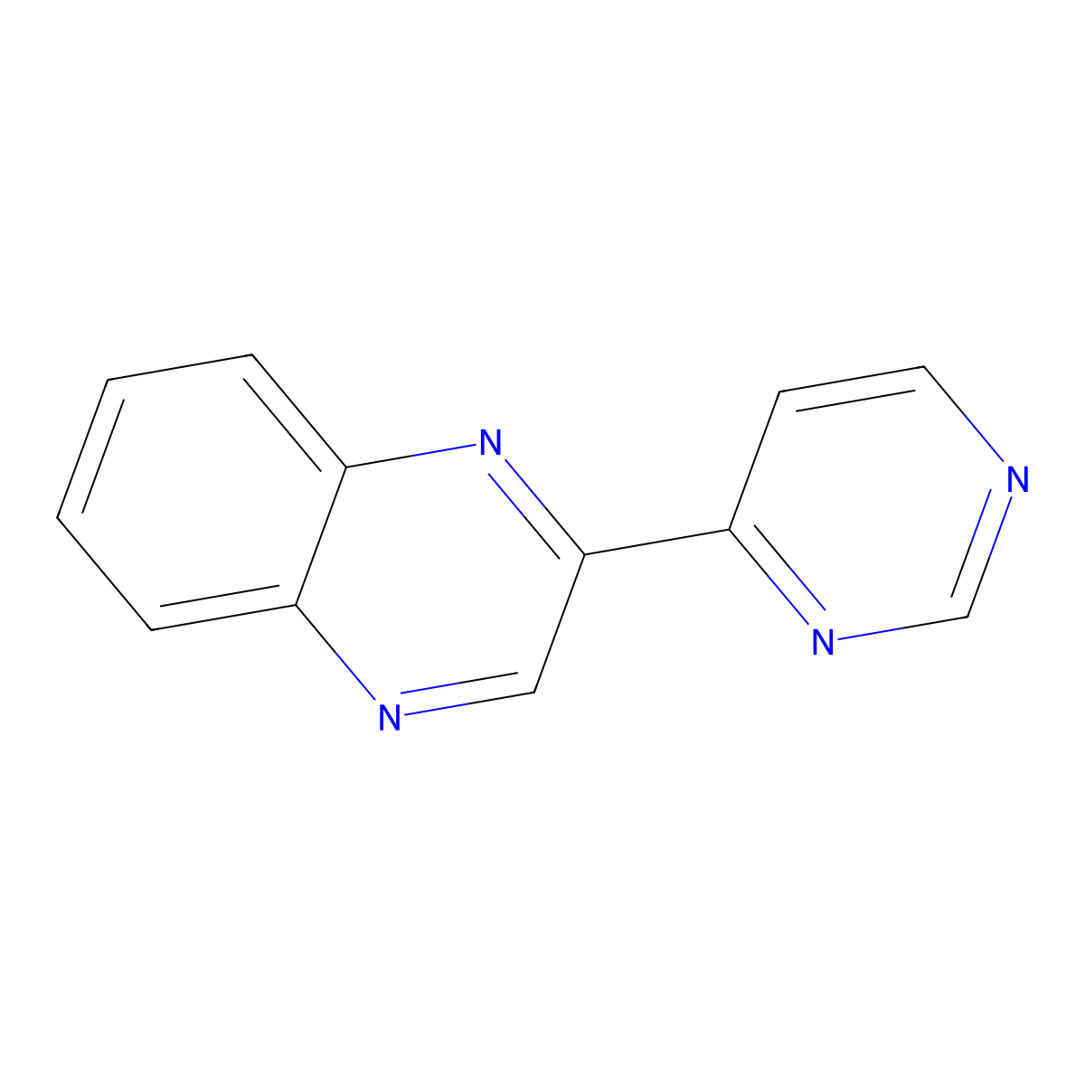 2-Pyrimidin-4-ylquinoxaline molecular structure, CAS 79436-55-8