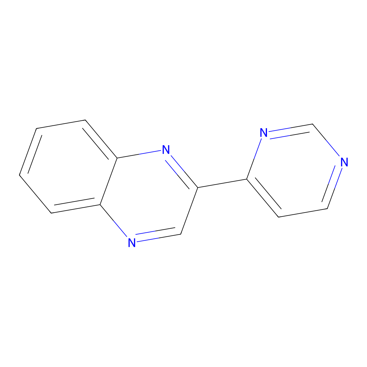 2-Pyrimidin-4-ylquinoxaline molecular structure, CAS 79436-55-8