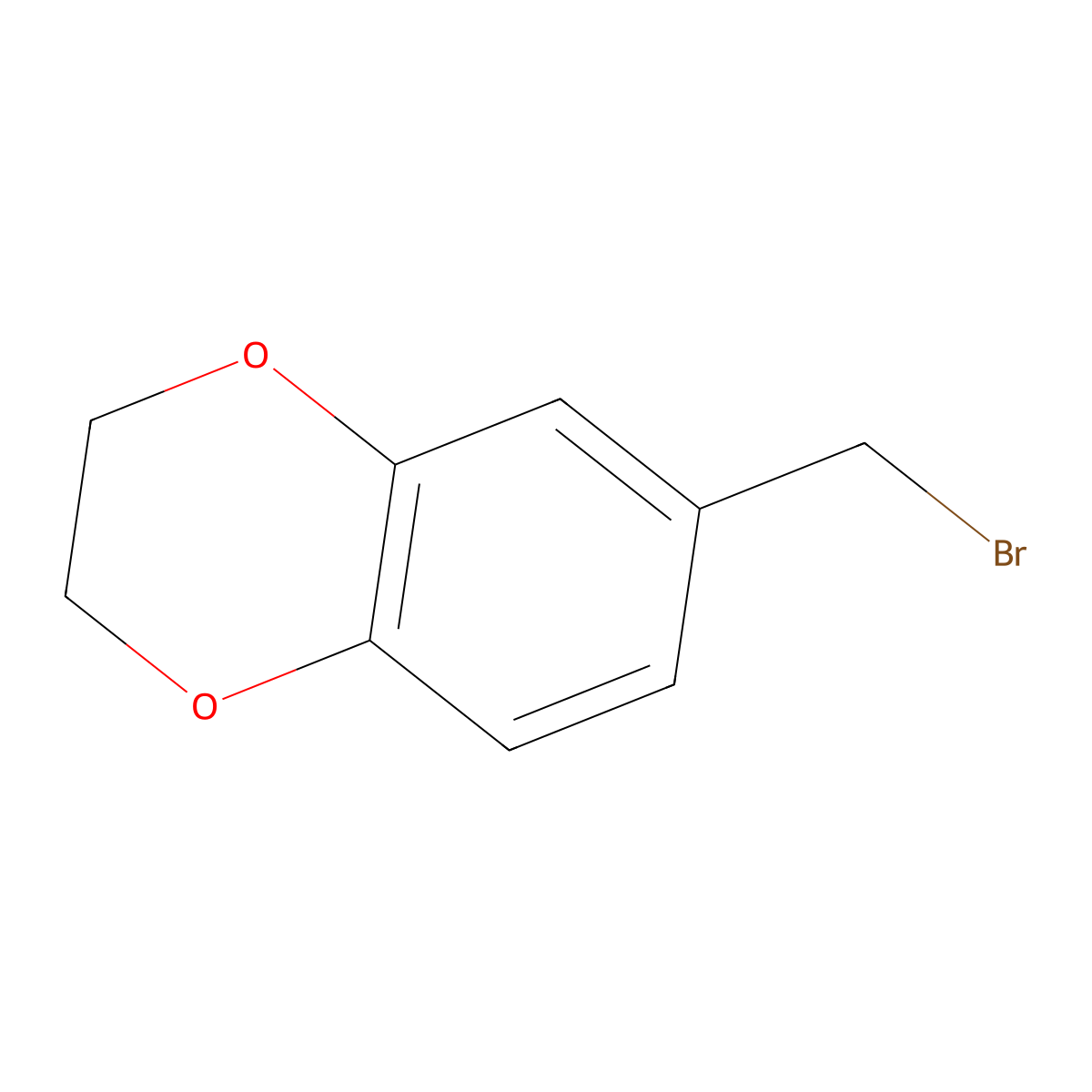6-(Bromomethyl)-2,3-dihydrobenzo[b][1,4]dioxine molecular structure, CAS 79440-34-9