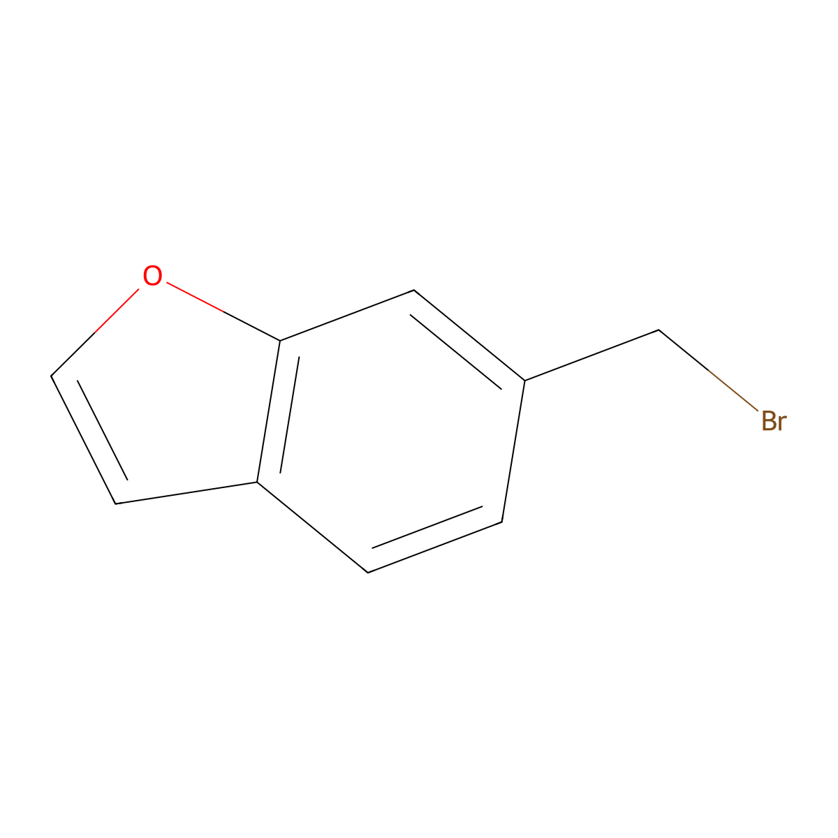 6-(Bromomethyl)-1-benzofuran molecular structure, CAS 79444-77-2