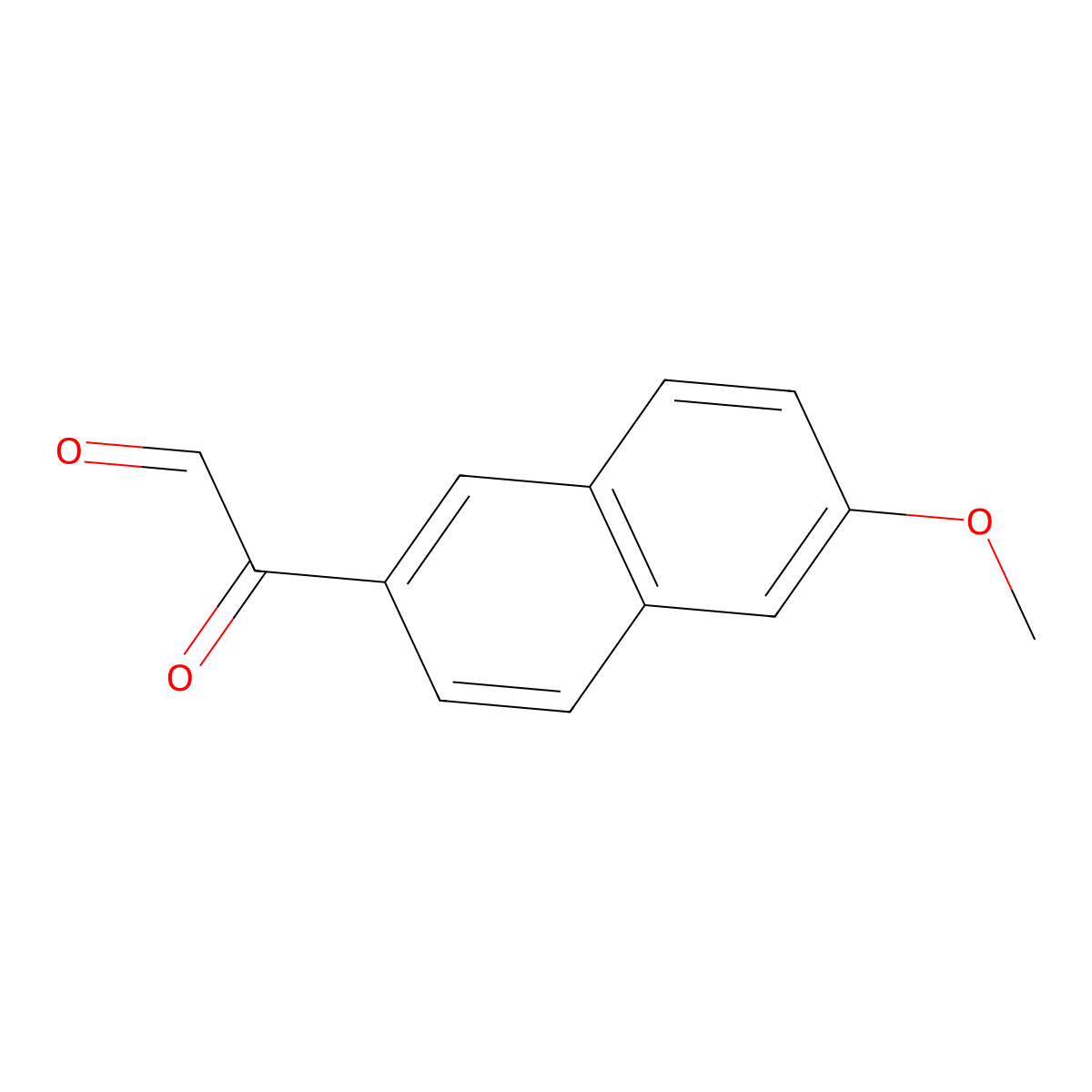 2-(6-Methoxynaphthalen-2-yl)-2-oxoacetaldehyde molecular structure, CAS 794464-13-4