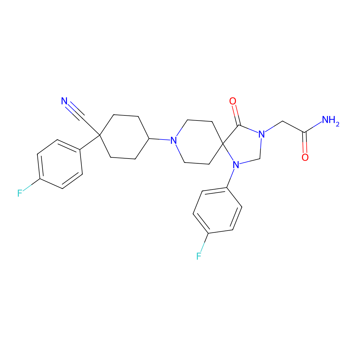 Icospiramide molecular structure, CAS 79449-99-3