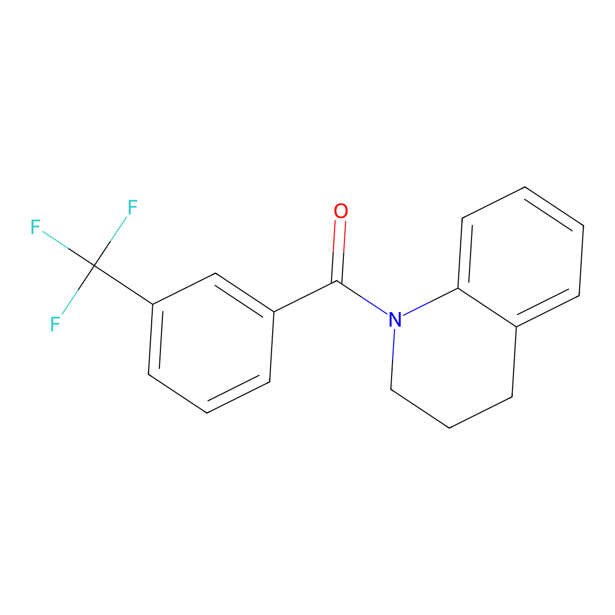 1-[3-(Trifluoromethyl)benzoyl]-1,2,3,4-tetrahydroquinoline molecular structure, CAS 794559-81-2