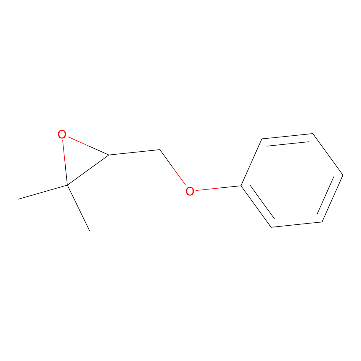 2,2-Dimethyl-3-(phenoxymethyl)oxirane molecular structure, CAS 79457-61-7