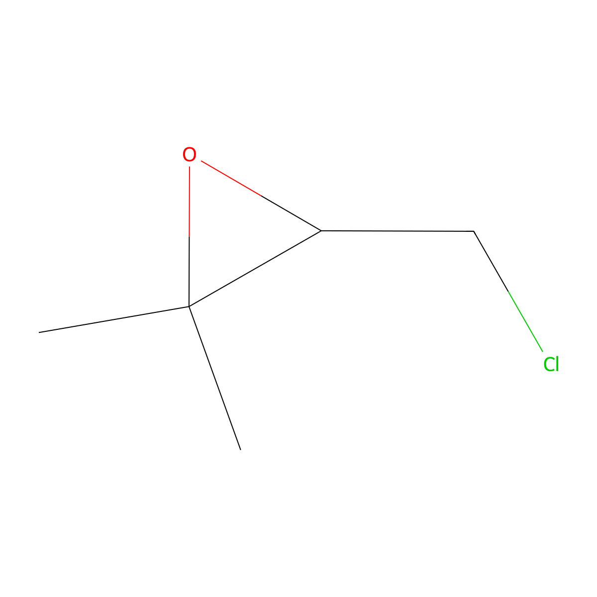 3-(Chloromethyl)-2,2-dimethyloxirane molecular structure, CAS 79457-63-9