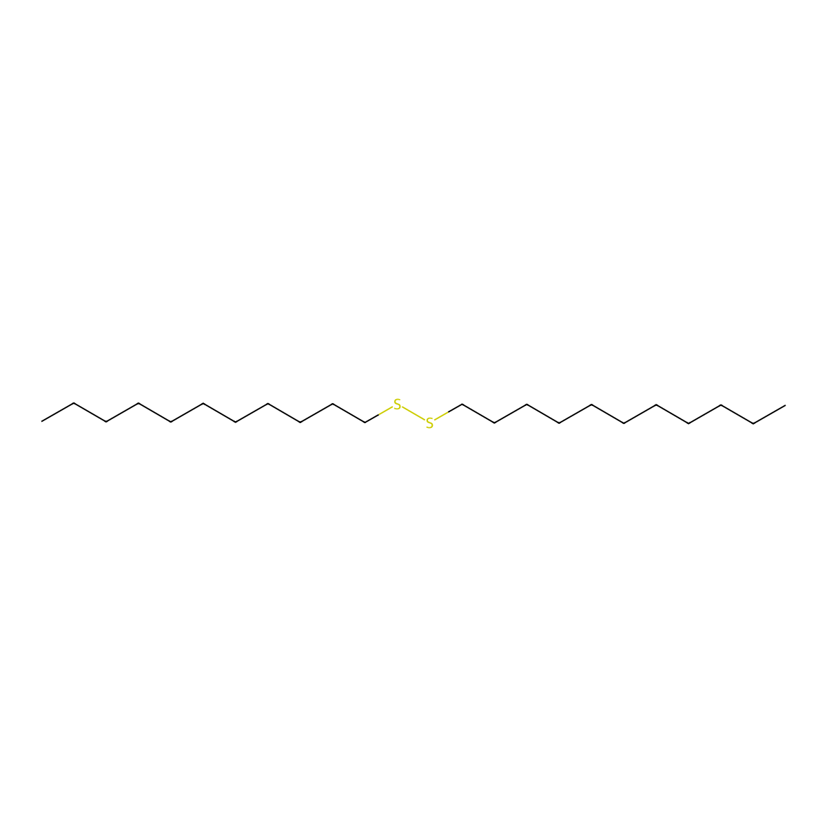 Undecyl disulfide molecular structure, CAS 79458-27-8