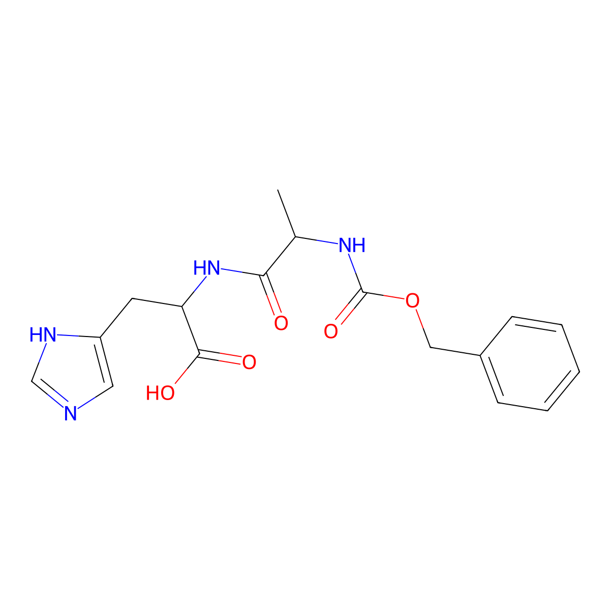 Z-Ala-his-OH molecular structure, CAS 79458-92-7