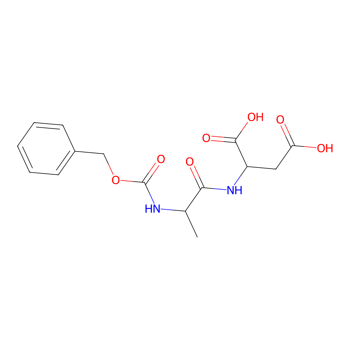 Z-Ala-asp-OH molecular structure, CAS 79458-93-8