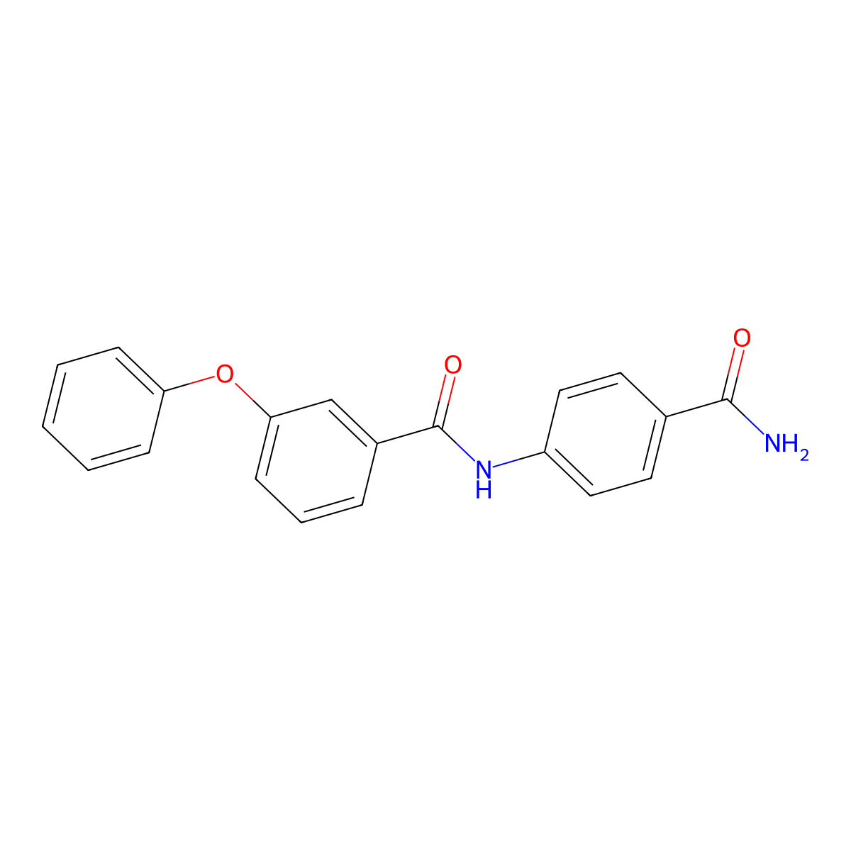 N-(4-carbamoylphenyl)-3-phenoxybenzamide molecular structure, CAS 794585-37-8