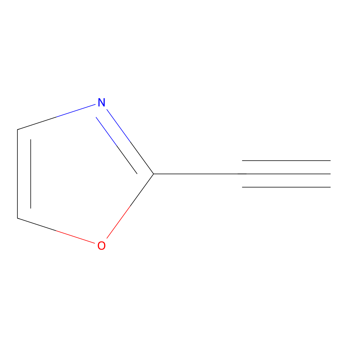 2-Ethynyl-1,3-oxazole molecular structure, CAS 794588-82-2
