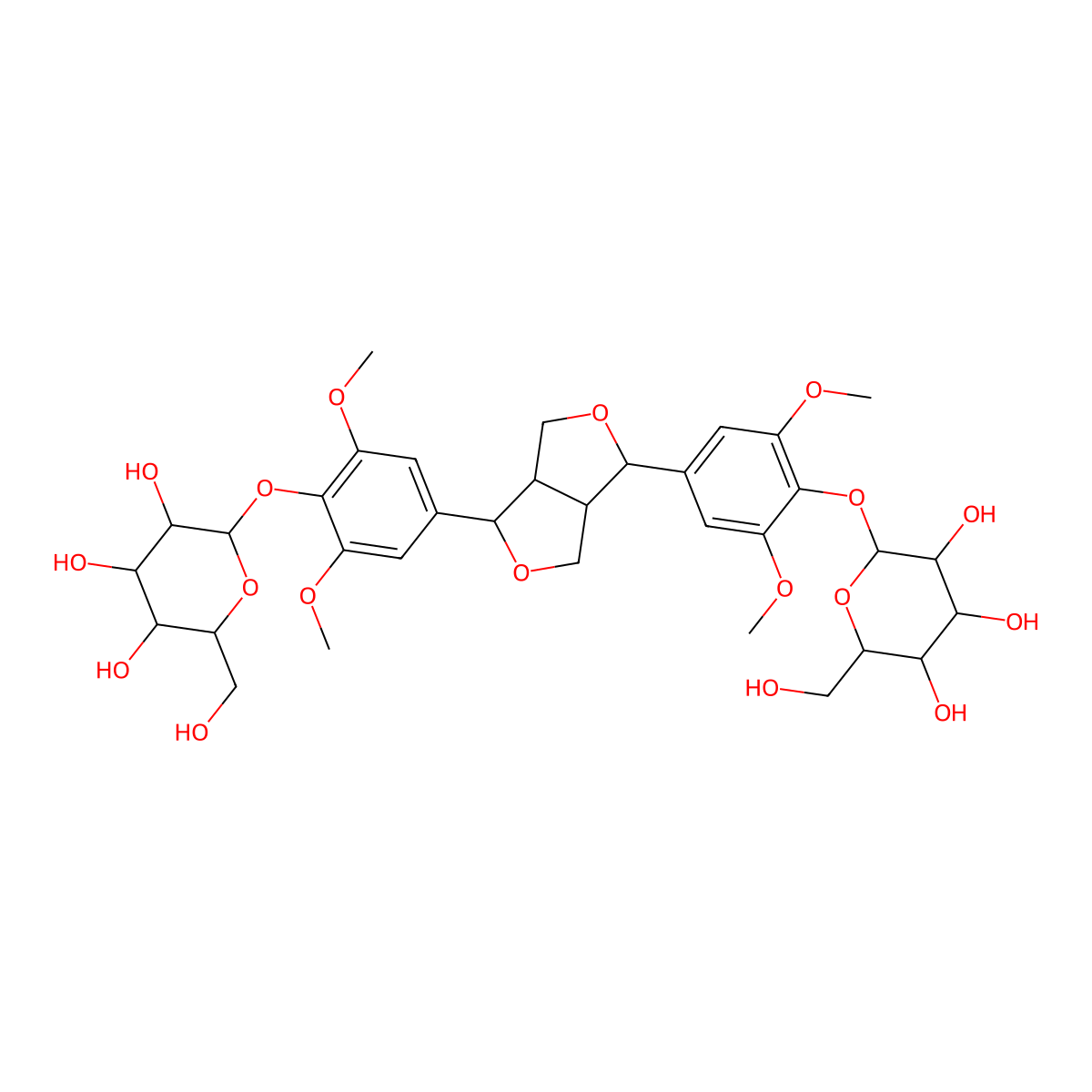 Eleutheroside D molecular structure, CAS 79484-75-6