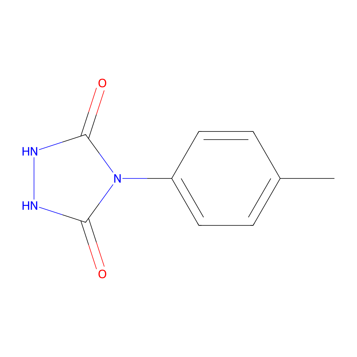 4-(4-Methylphenyl)-1,2,4-triazolidine-3,5-dione molecular structure, CAS 79491-05-7