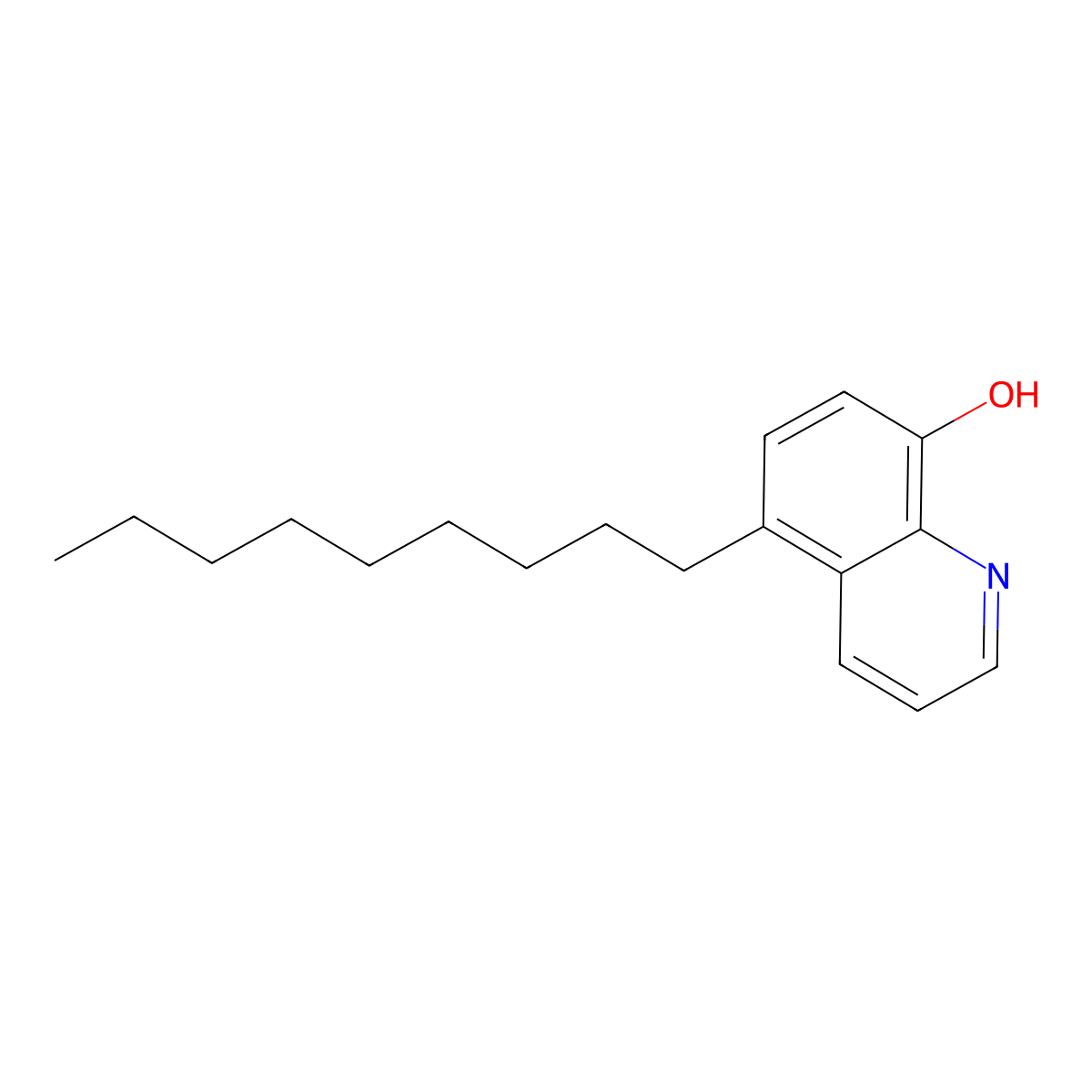 5-Nonylquinolin-8-ol molecular structure, CAS 79494-14-7
