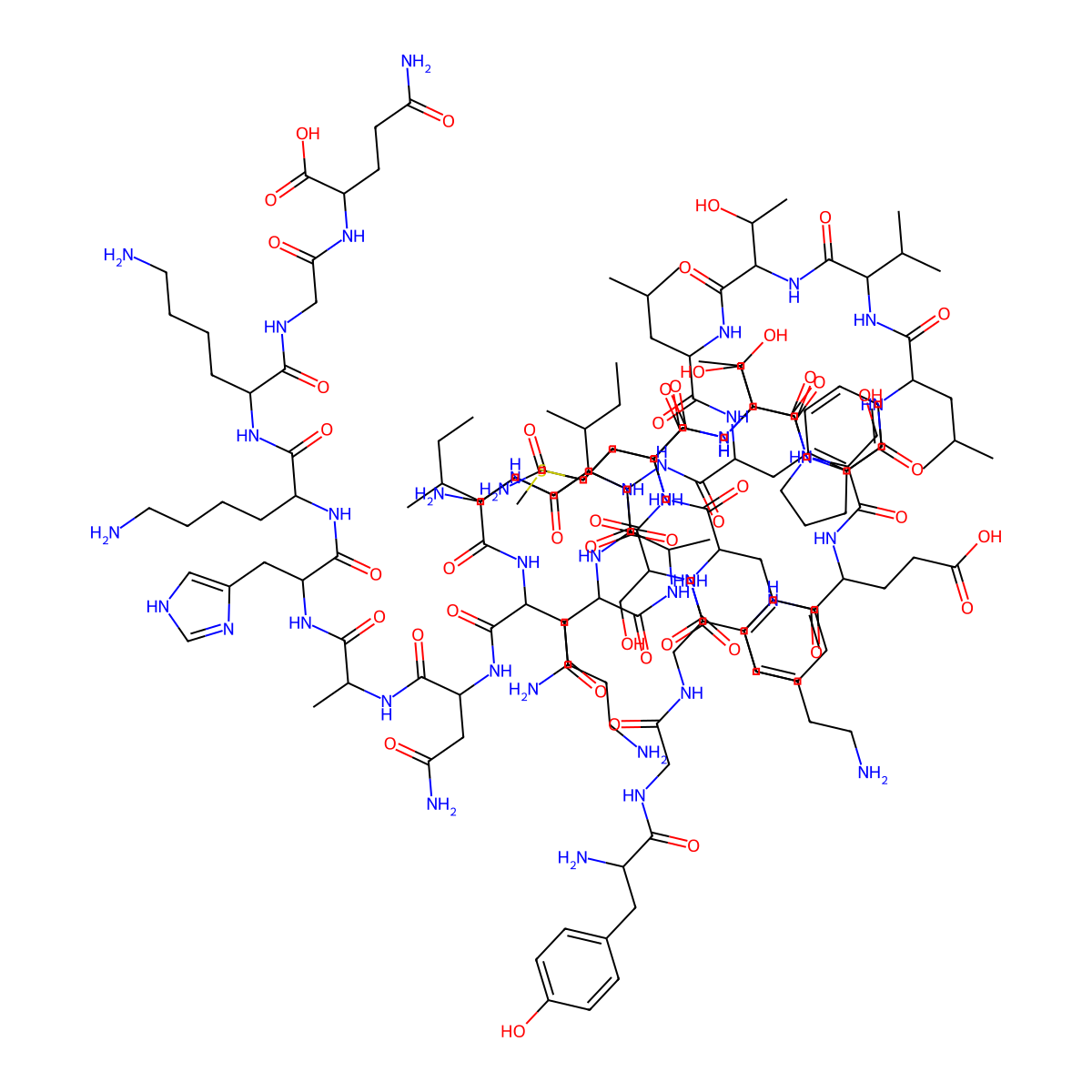 beta-Endorphin (equine) molecular structure, CAS 79495-86-6