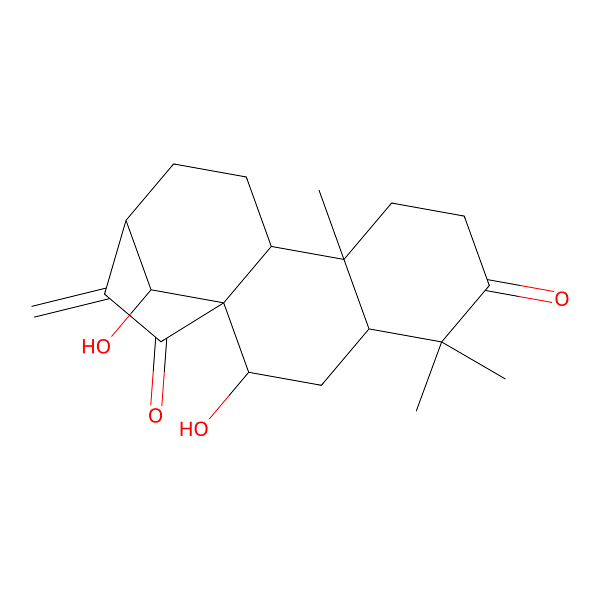 Glaucocalyxin A molecular structure, CAS 79498-31-0