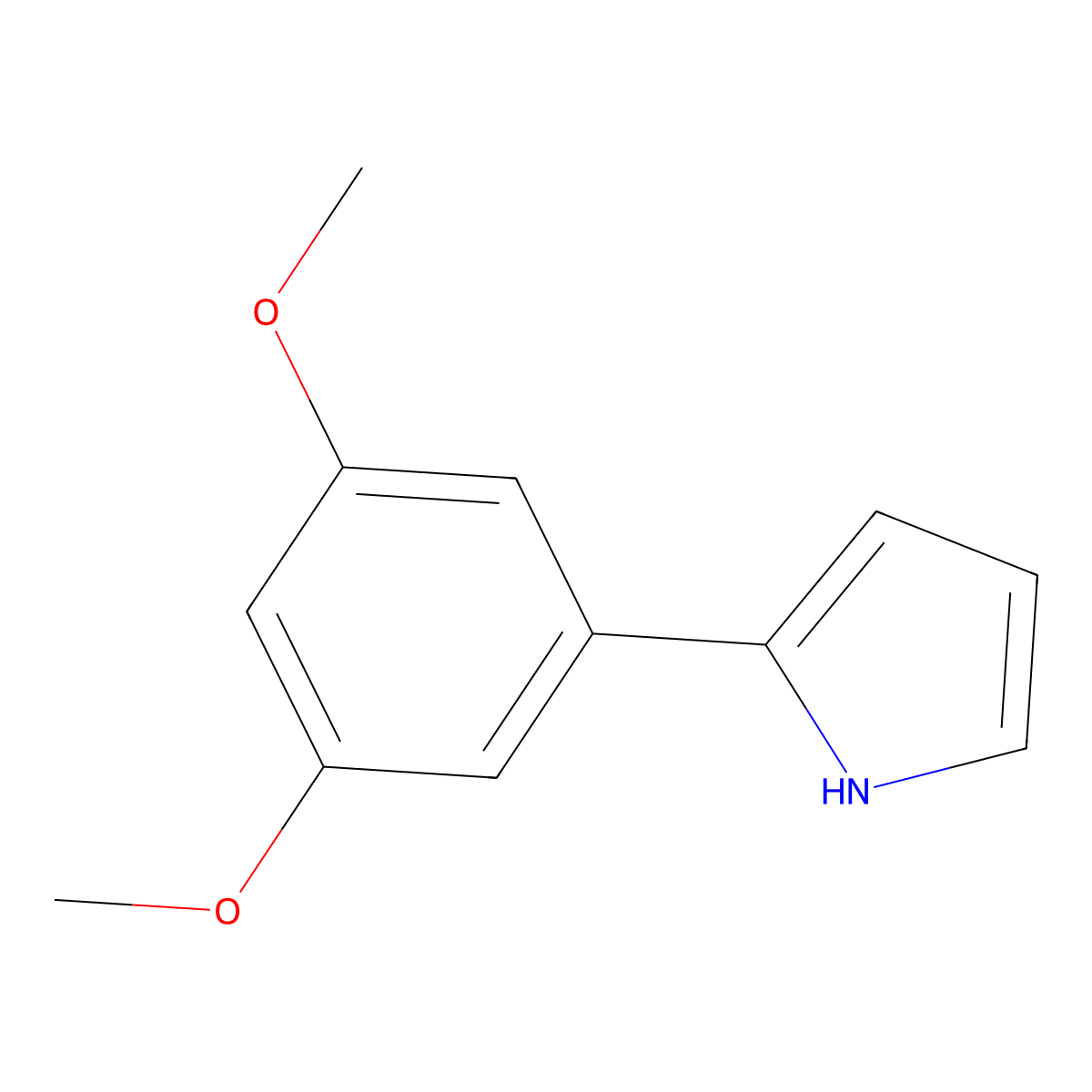 2-(3,5-Dimethoxyphenyl)-1H-pyrrole molecular structure, CAS 795274-72-5