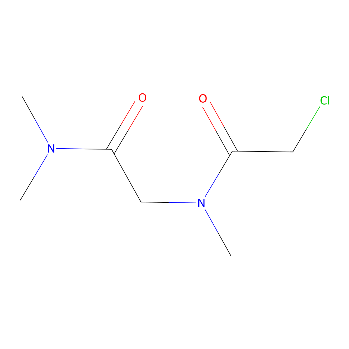 2-Chloro-n-[(dimethylcarbamoyl)methyl]-n-methylacetamide molecular structure, CAS 795287-63-7