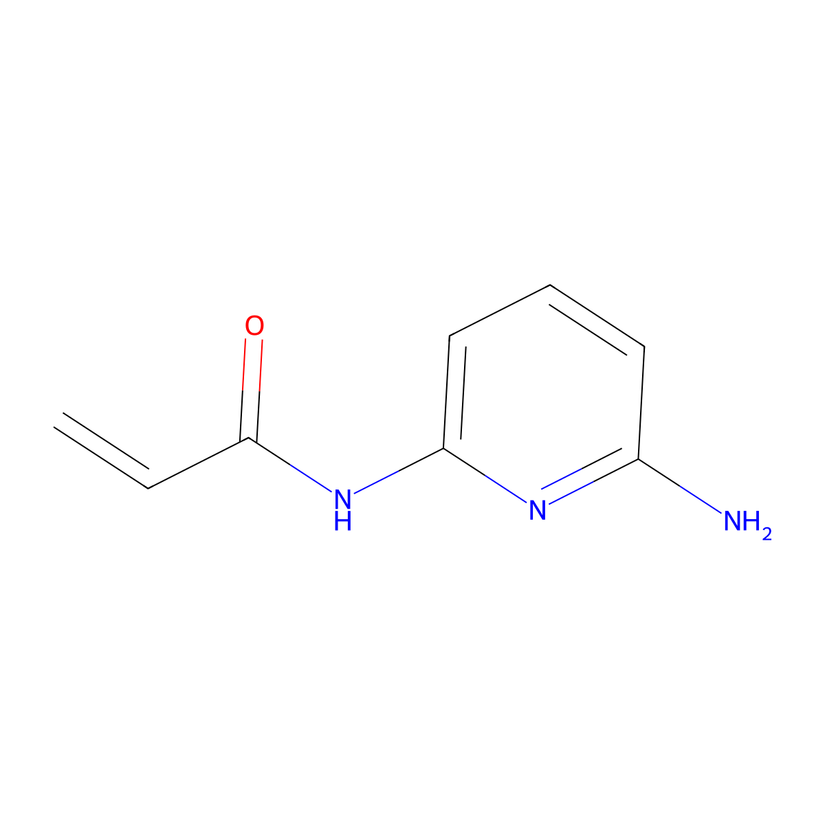 2-Propenamide, N-(6-amino-2-pyridinyl)- molecular structure, CAS 795289-84-8