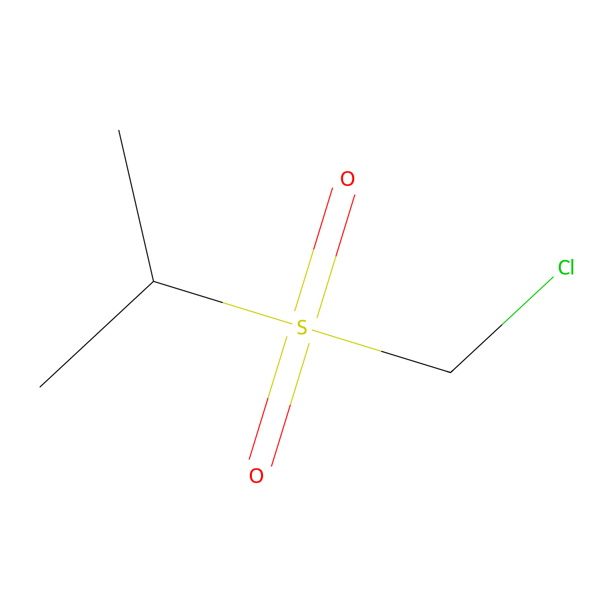 2-Chloromethanesulfonylpropane molecular structure, CAS 795307-01-6